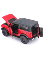 Maisto Ford Bronco Wildtrak 2021 1/18 red