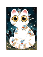 Wizzy Puzzle Puzzle Katze, 50 Teile