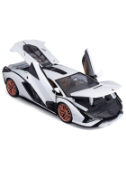 Bburago Lamborghini Sian FKP 37 1/18 weiss/schwarz