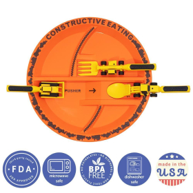 Constructive Eating Baustellen Fan Set