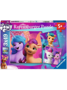 Puzzle My Little Pony Movie, 3 x 49 Teile