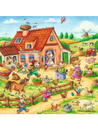 Puzzle Ferien auf dem Land, 3 x 49 Teile