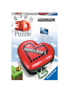 3D Puzzle Herzschatulle - Minecraft