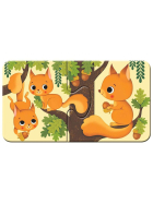 Puzzle Tiere und ihre Kinder, 2 x 9 Teile