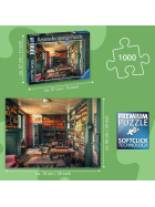 Puzzle Mysterious castle library,  1000 Teile