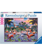 Puzzle Pinke Flamingos, 1000 Teile