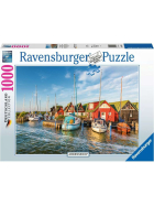 Puzzle Romantische Hafenwelt von Ahrenshoop, 1000 Teile