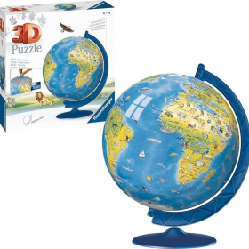 3D Puzzle Kids Globe, english