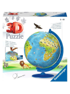 3D Puzzle Kids Globe, english