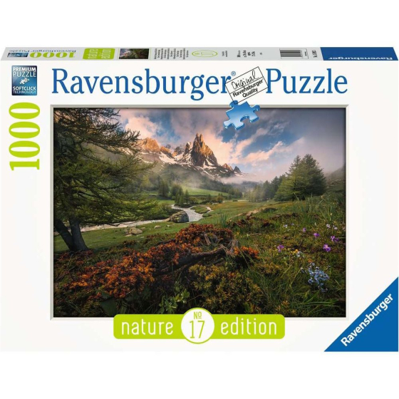 Puzzle Malerische Stimmung im Vallée de la Clarée, Französischen Alpen, 1000 Teile