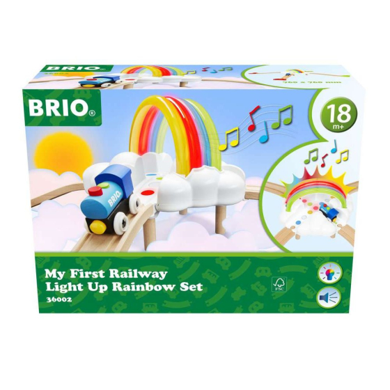 BRIO Mein erstes BRIO Bahn Regenbogen-Set