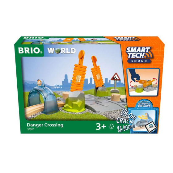 BRIO World Smart Tech Sound Smart Tech Sound Abenteuer-Bahnübergang