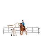 Schleich Team Roping mit Cowgirl