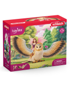 Schleich Bayala Elfe auf Glitzer-Eule