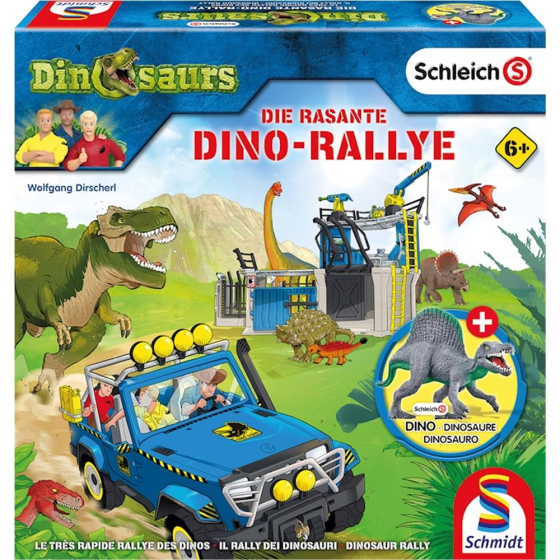 Schmidt Spiele Schleich, Dinosaurs, Die rasante Dino-Rallye (mult)