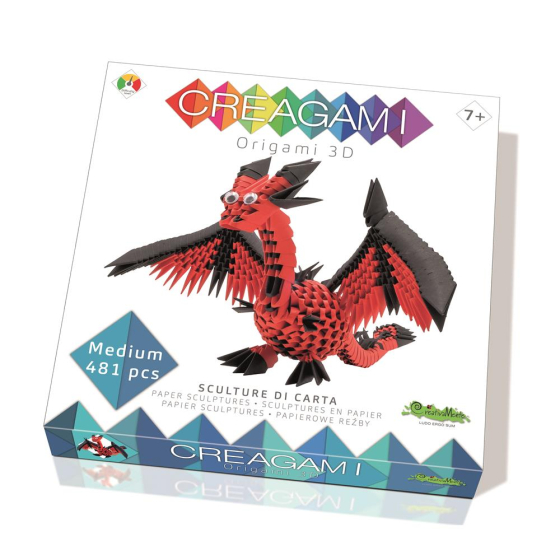 Creagami Origami 3D Drachen 481 Teile