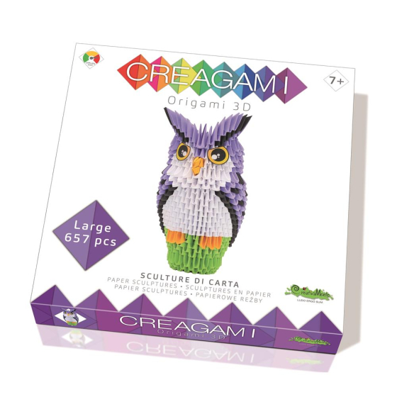 Creagami Origami 3D Eule 657 Teile