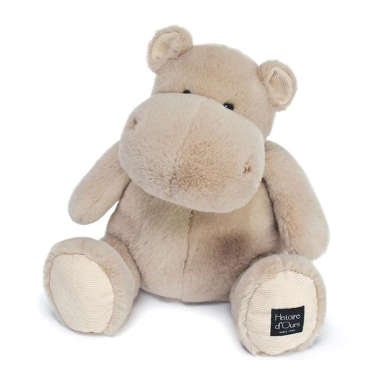 Doudou Hippo, beige 40cm