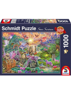 Puzzle Verzaubertes Drachenland, 1000 Teile