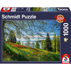 Puzzle Frühlingsallee zur Tulpenblüte, Insel...