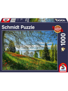 Puzzle Frühlingsallee zur Tulpenblüte, Insel Mainau, 1000 Teile