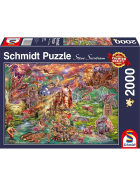 Puzzle Der Schatz der Drachen, 2000 Teile