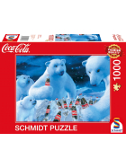 Puzzle Coca Cola Polarbären, 1000 Teile