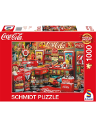 Puzzle Coca Cola Nostalgie-Shop, 1000 Teile