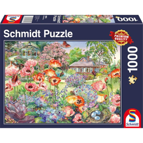 Puzzle Blühender Garten, 1000 Teile