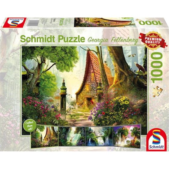 Puzzle Haus auf der Lichtung, 1000 Teile