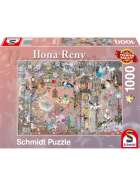 Puzzle Schönheit in Rosé, 1000 Teile