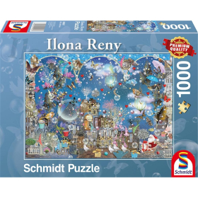 Puzzle Blauer Nachthimmel, 1000 Teile