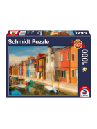 Puzzle Bunte Häuser der Insel Burano, 1000 Teile