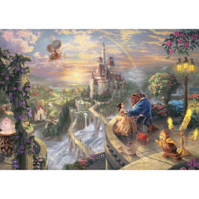 Puzzle Disney Beauty and Beast, 500 Teile (Nostalgiedose)