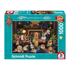 Puzzle Bunter Abend im Salon, 1000 Teile