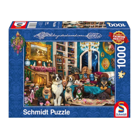 Puzzle Party in der Bibliothek, 1000 Teile