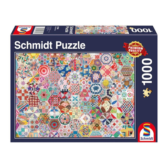 Puzzle Amerikanischer Patchwork Quilt, 1000 Teile