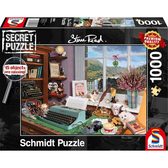 Puzzle Secret Puzzle - Am Schreibtisch, 1000 Teile