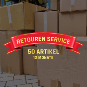 Retouren Service, 50 Artikel, 12 Monate