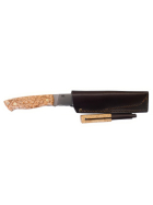 Brisa Trapper 95 Flat Stabilized Curly Birch Firesteel