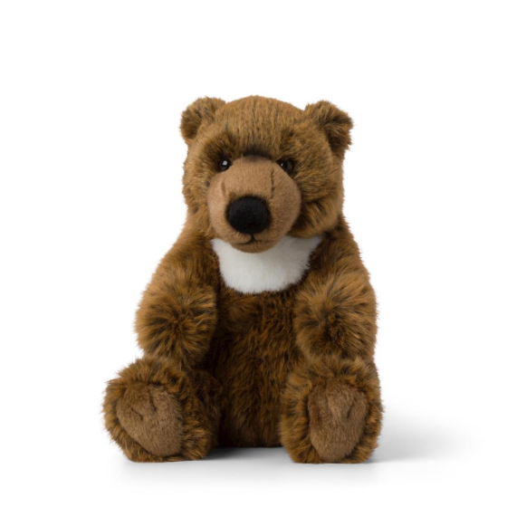 WWF Plüschtier Grizzly Bär sitzend 20 cm