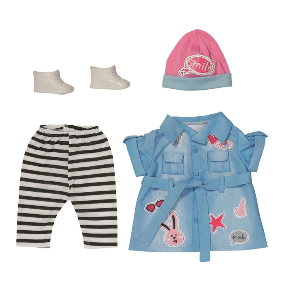 Zapf Creation Baby born Deluxe Jeans Kleid