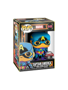 Funko POP Marvel Black L. Captain Amer Special Edition / Bobble-Head