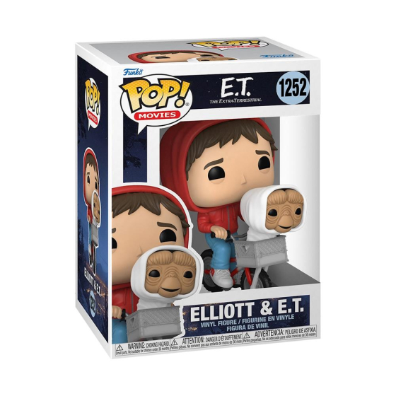 Funko POP Movies ET- Elliott mit ET Bike Basket