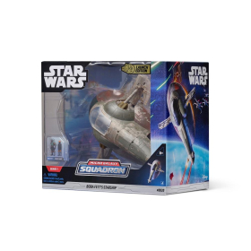 Jazwares Star Wars Deluxe Fahrzeug 20cm Boba Fetts Starship + 2 Figuren