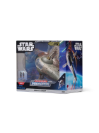 Jazwares Star Wars Deluxe Fahrzeug 20cm Boba Fetts Starship + 2 Figuren