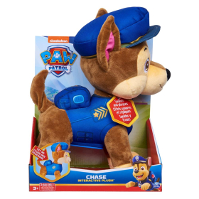 Spin Master Paw Patrol Feature Plush Chase, 32 cm