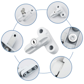 X-Tac T-Lock G60 Fensterschloss Einbruchschutz, weiss