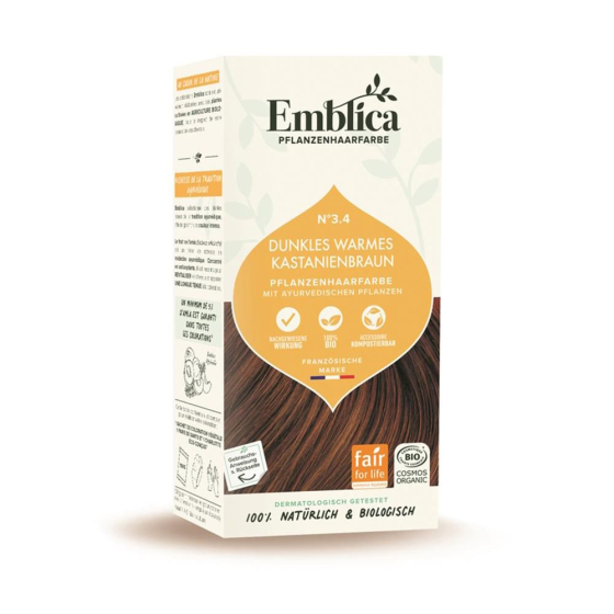 Emblica PHF 3.4 dunkl. warm. Kastanienbr, 100 g