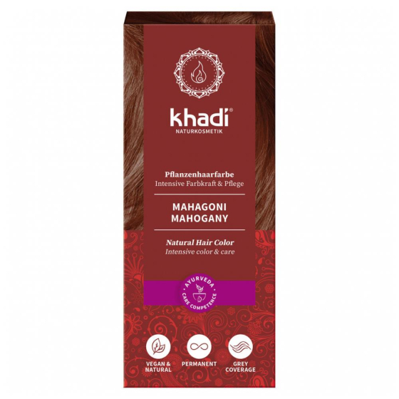 khadi Pflanzenhaarfarbe Mahagoni, 100 g